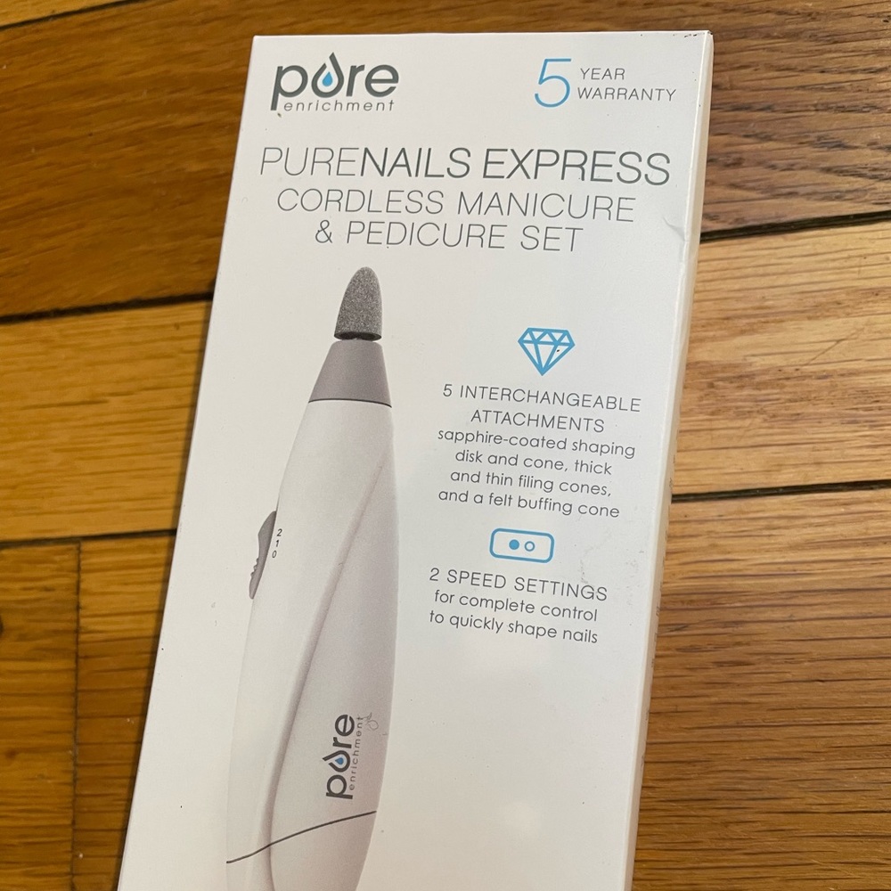 Pure Enrichment PureNails Express Cordless Manicure and Pedicure